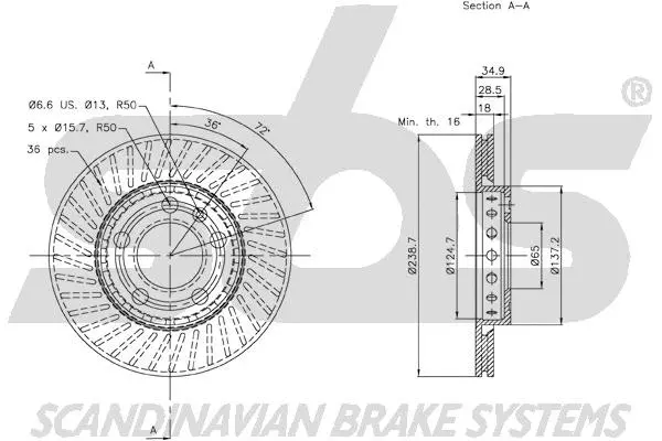 Brake Disc (18153147101)