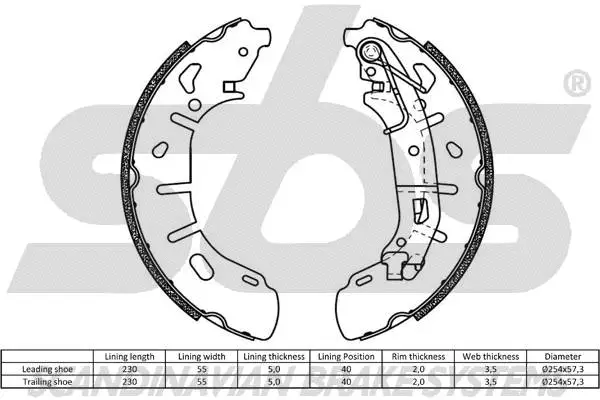 Brake Shoe Set