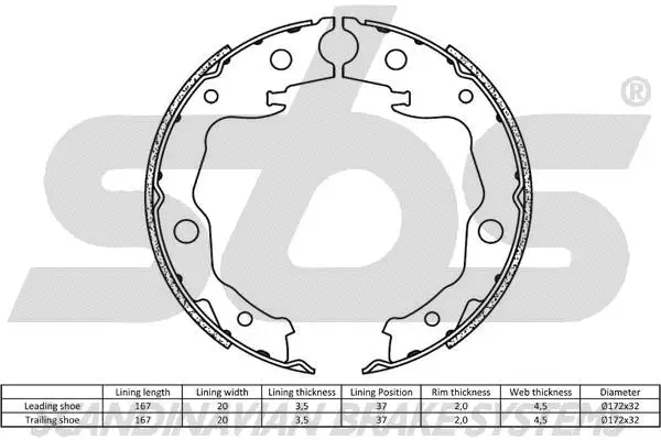 Brake Shoe Set