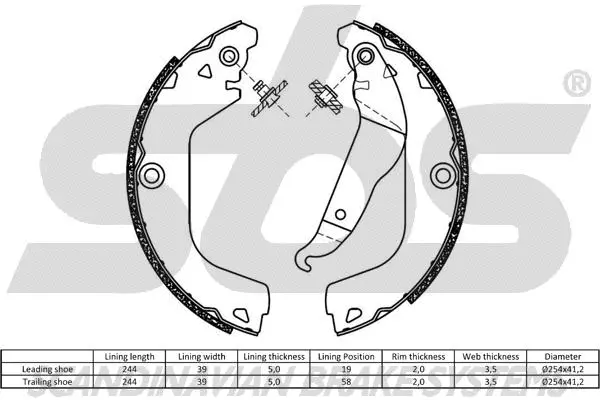 Brake Shoe Set