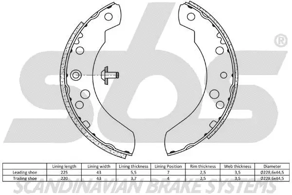 Brake Shoe Set