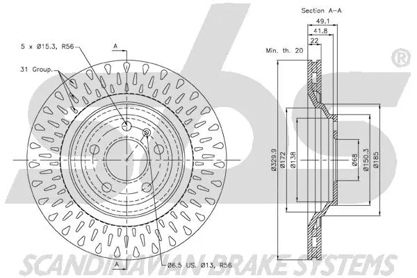 Brake Disc (18153147110)