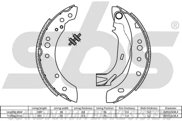 Brake Shoe Set