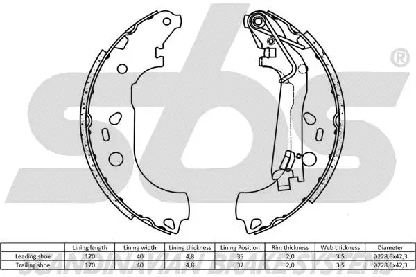 Brake Shoe Set