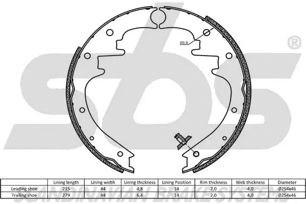 Brake Shoe Set