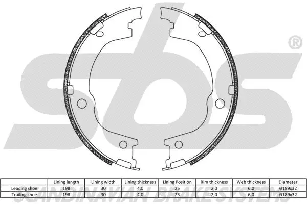 Brake Shoe Set