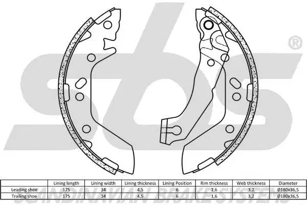Brake Shoe Set