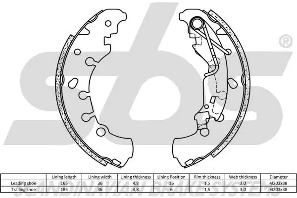 Brake Shoe Set