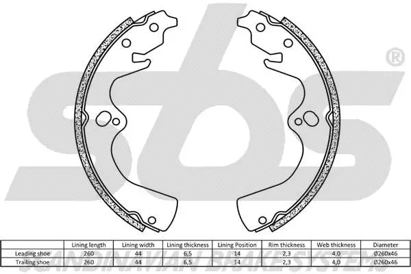 Brake Shoe Set