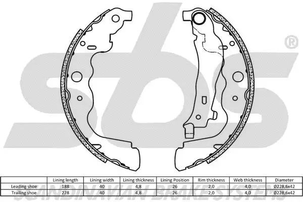 Brake Shoe Set