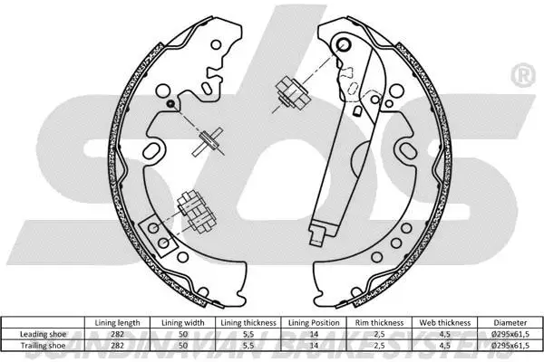 Brake Shoe Set