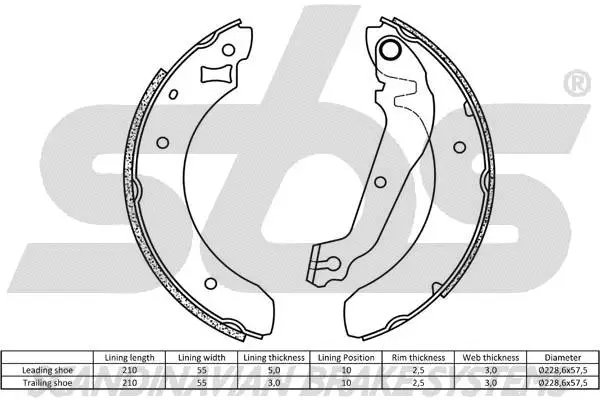 Brake Shoe Set