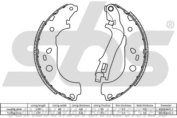 Brake Shoe Set