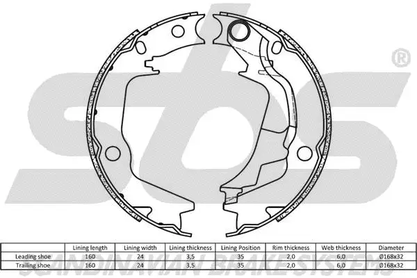 Brake Shoe Set