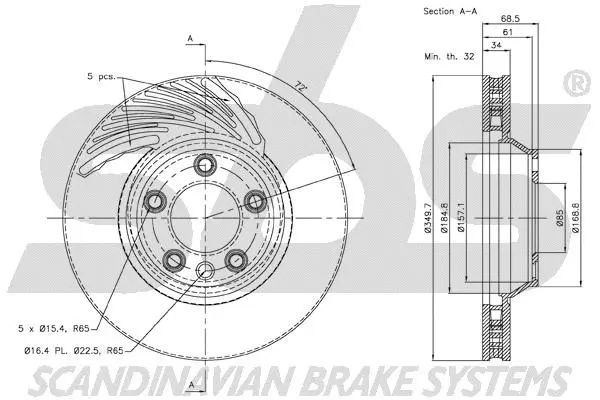 Brake Disc (18153147105)