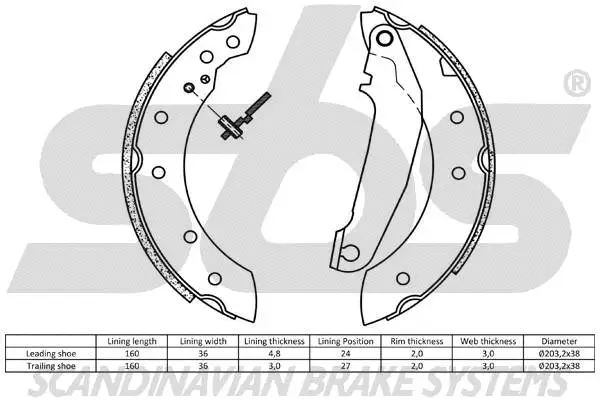 Brake Shoe Set