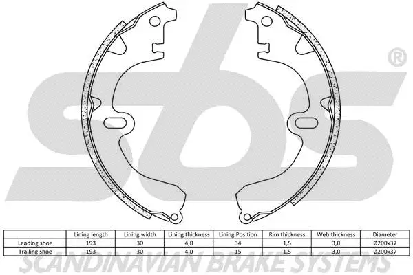 Brake Shoe Set