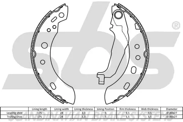 Brake Shoe Set