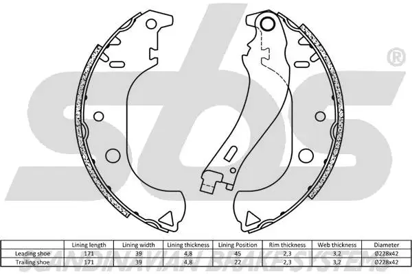 Brake Shoe Set