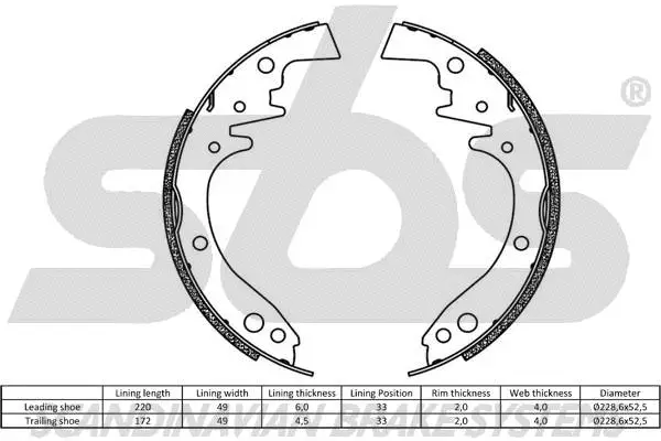 Brake Shoe Set