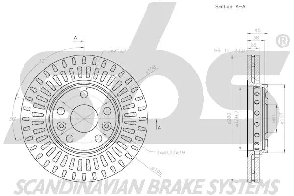 Brake Disc (18153133122)