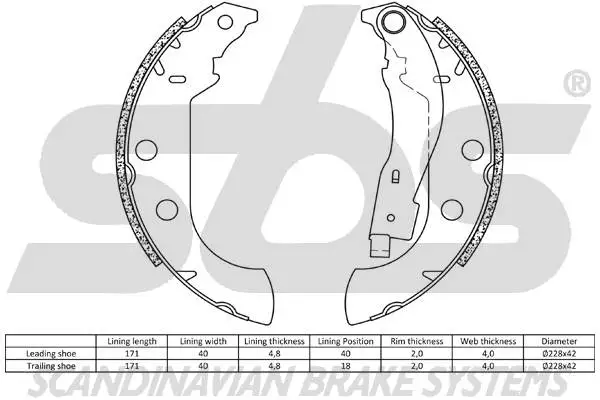Brake Shoe Set