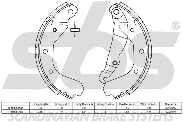 Brake Shoe Set