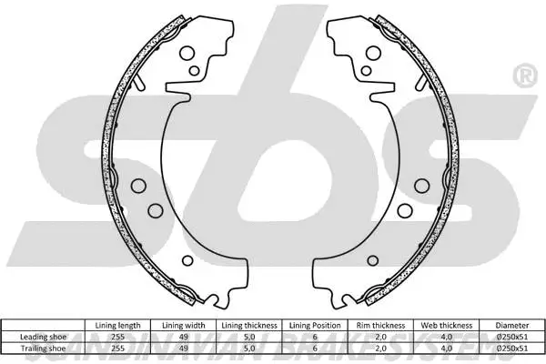 Brake Shoe Set