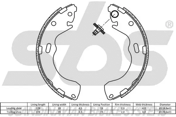 Brake Shoe Set