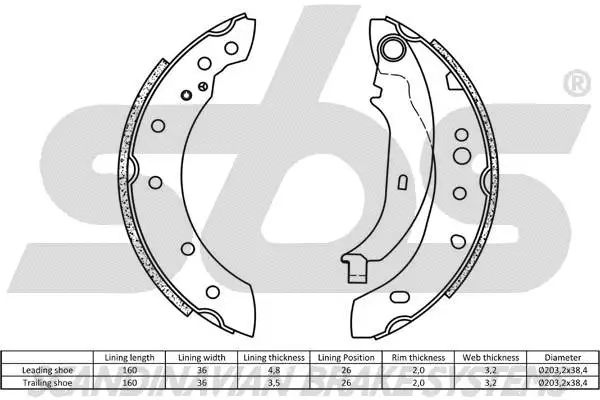 Brake Shoe Set