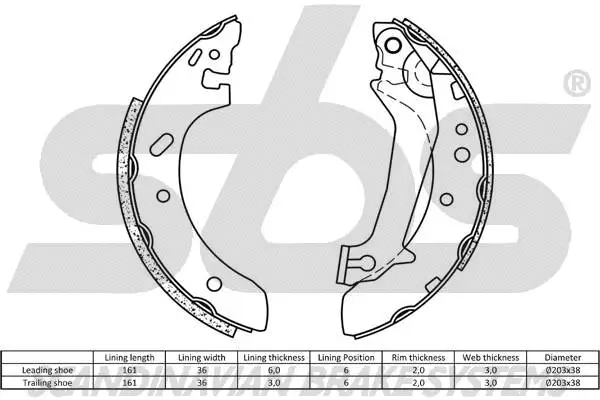 Brake Shoe Set