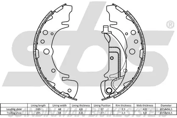 Brake Shoe Set