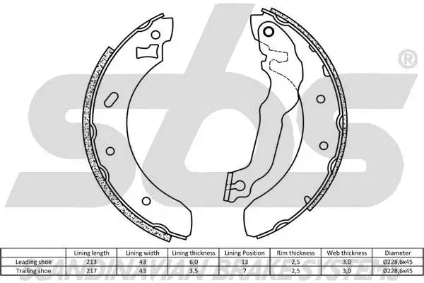 Brake Shoe Set