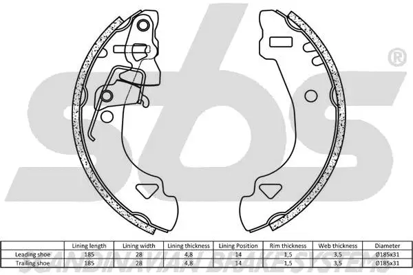 Brake Shoe Set