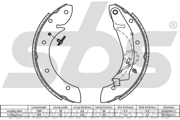 Brake Shoe Set