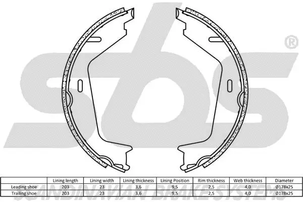 Brake Shoe Set