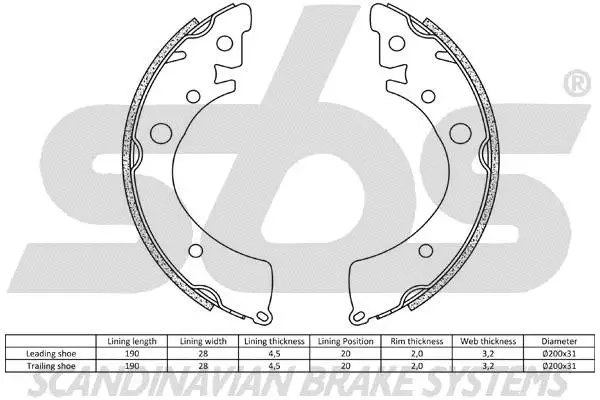 Brake Shoe Set