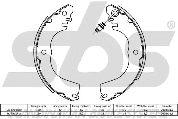 Brake Shoe Set