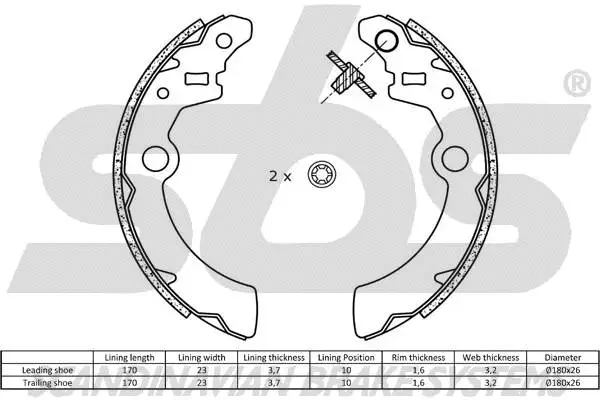 Brake Shoe Set