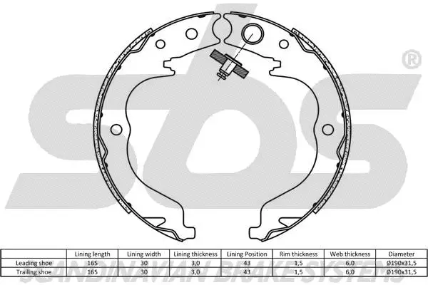 Brake Shoe Set