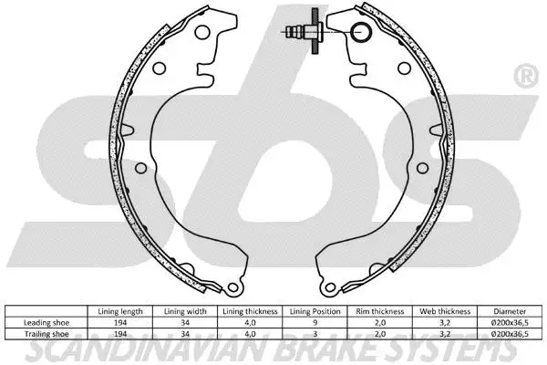 Brake Shoe Set