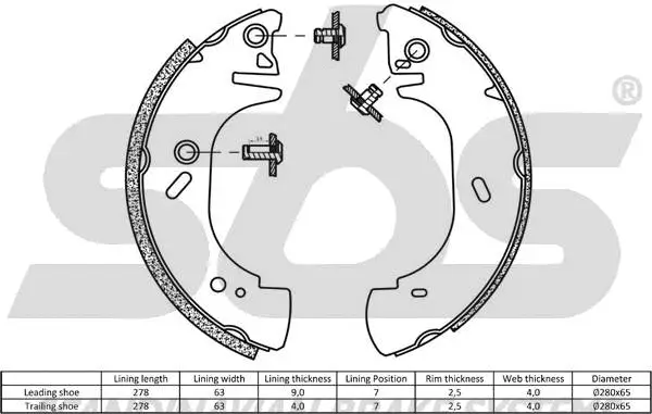Brake Shoe Set