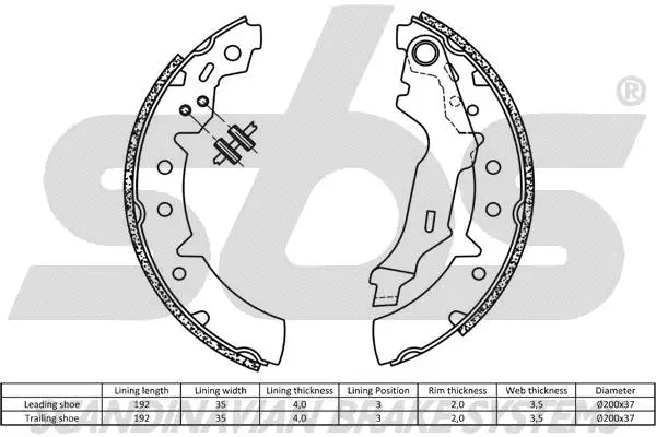 Brake Shoe Set