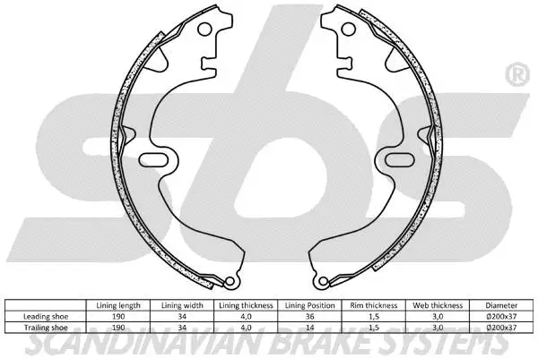Brake Shoe Set