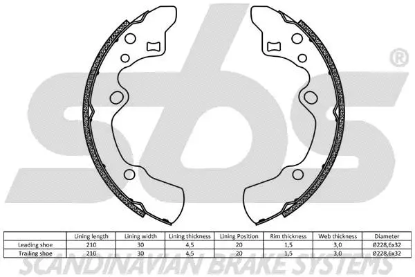 Brake Shoe Set