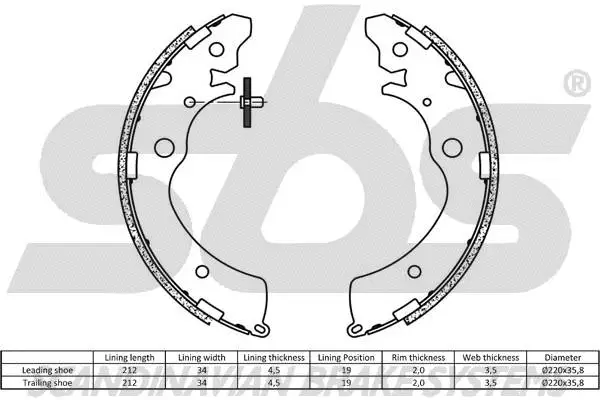 Brake Shoe Set
