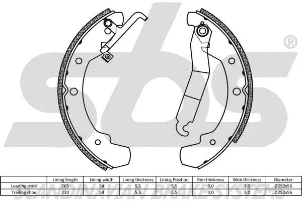 Brake Shoe Set