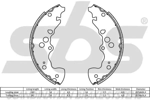 Brake Shoe Set
