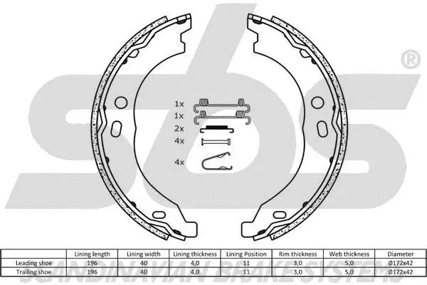 Brake Shoe Set