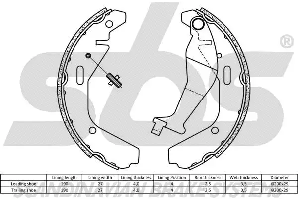 Brake Shoe Set